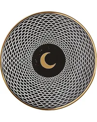 Fornasetti Lunocentrica Wandteller 26cm Schwarz