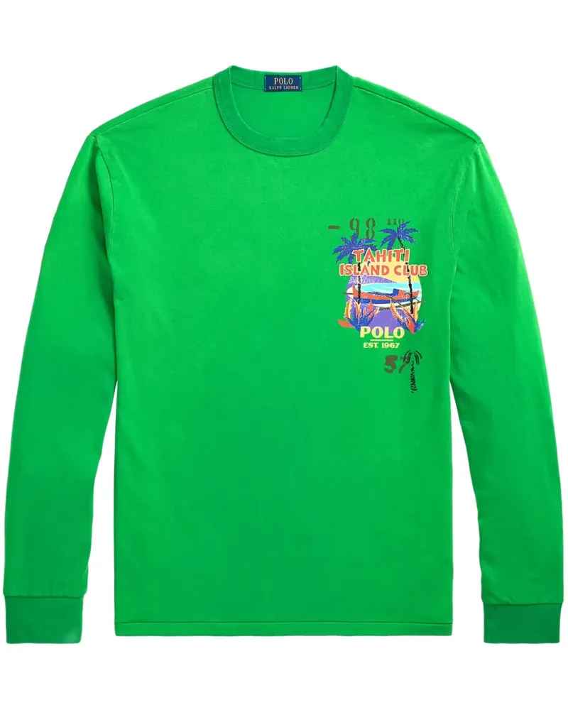 Ralph Lauren T-Shirt mit grafischem Print - Grün Grün
