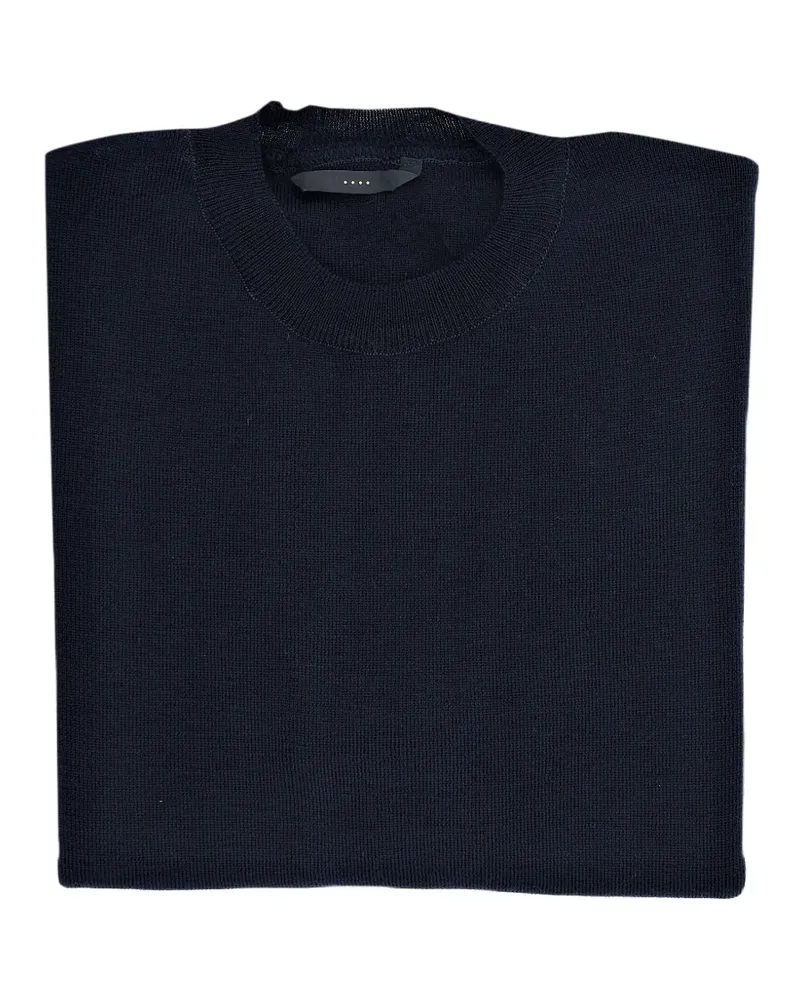 Hevò Spinazzola T-Shirt mit rundem Ausschnitt - Blau Blau