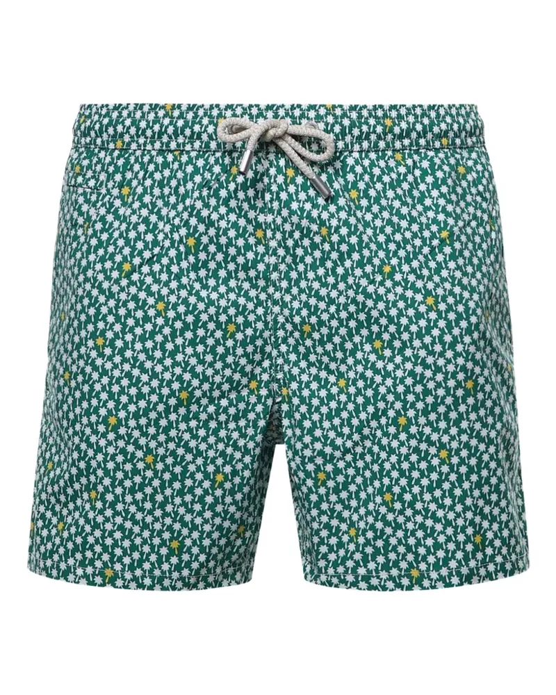 MC2 Saint Barth palm tree-print swim shorts - Grün Grün