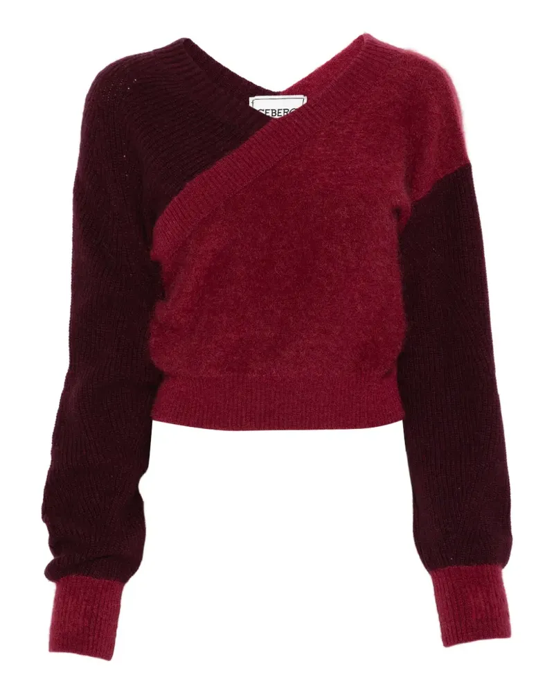 Iceberg Pullover mit V-Ausschnitt - Rot Rot