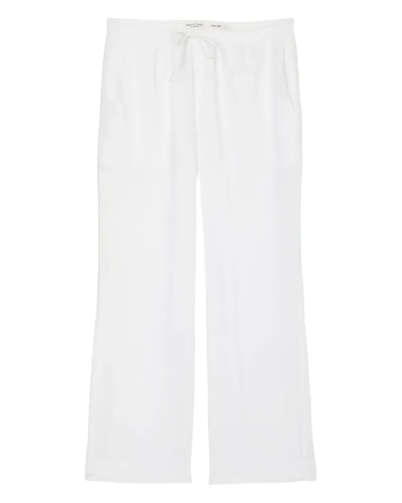 Marc O'Polo Hose mit Kordelzug - Weiß Weiß