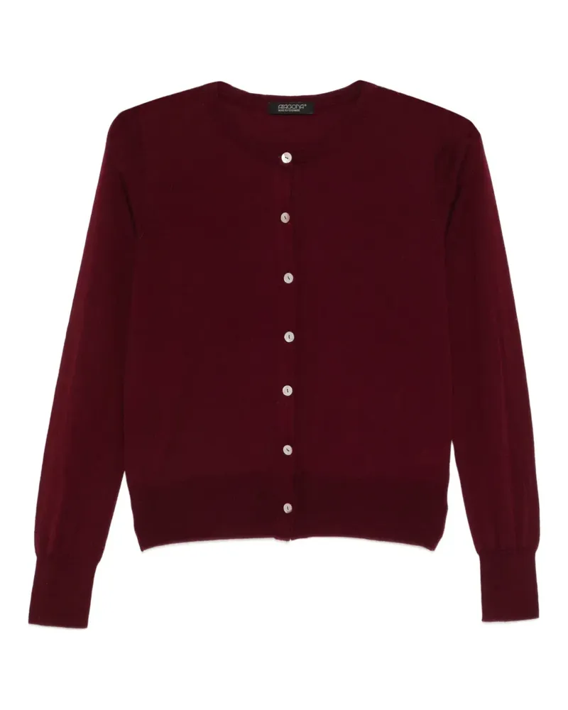 ARAGONA Geknöpfter Cardigan - Rot Rot
