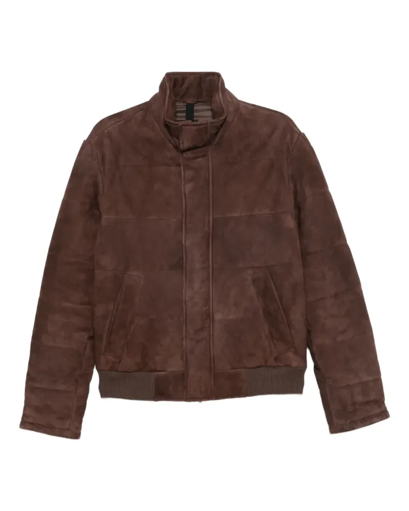 Tagliatore Gesteppte Jacke aus Wildleder - Braun Braun