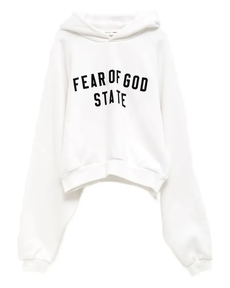 Fear of God Hoodie mit Logo-Stickerei - Weiß Weiß