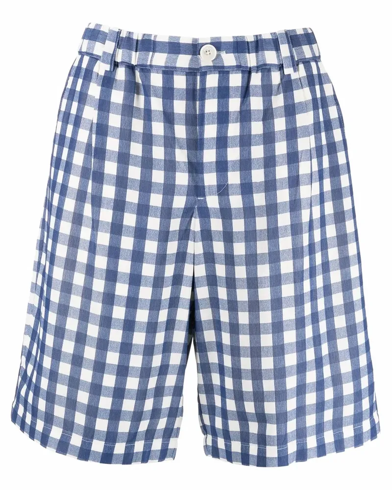 Jacquemus Karierte Bermudas - Blau Blau