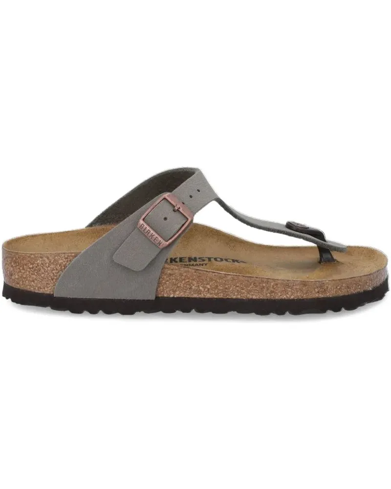 Birkenstock Sandalen mit Zehensteg - Grau Grau