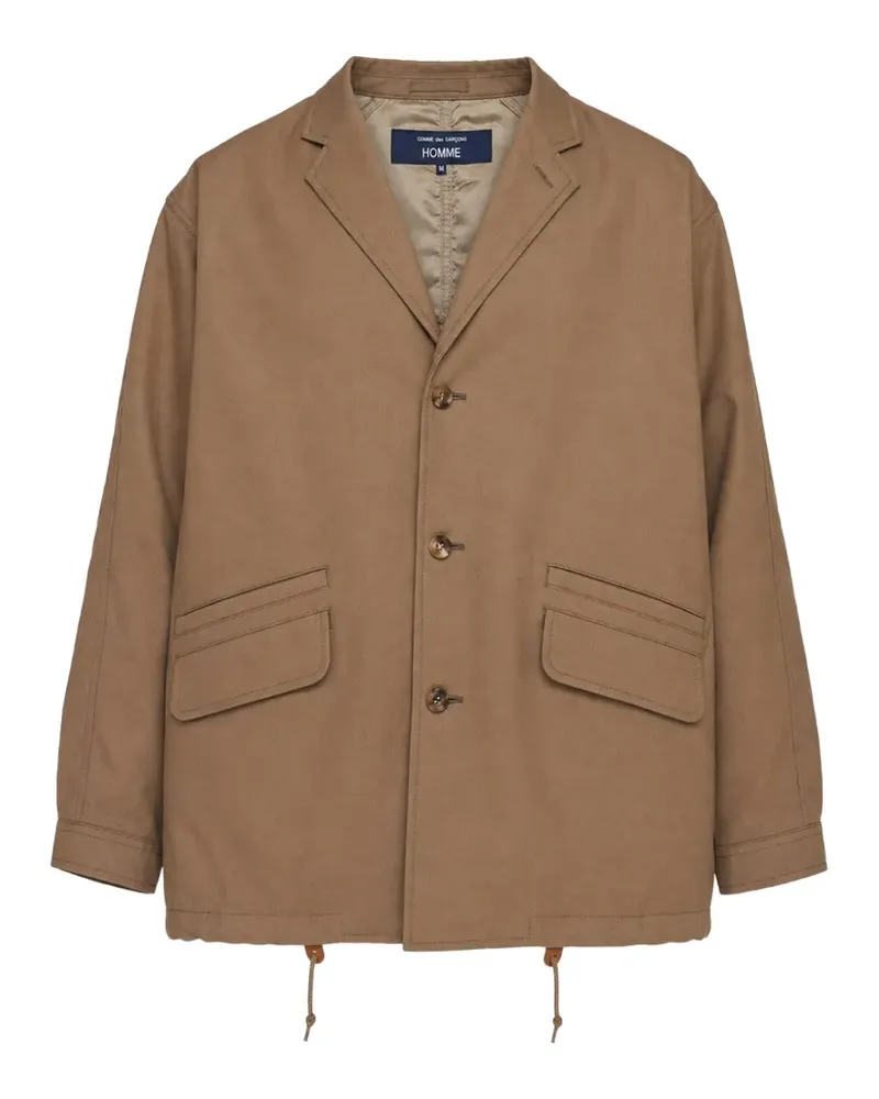 Comme des Garçons Jacke mit fallendem Revers - Braun Braun