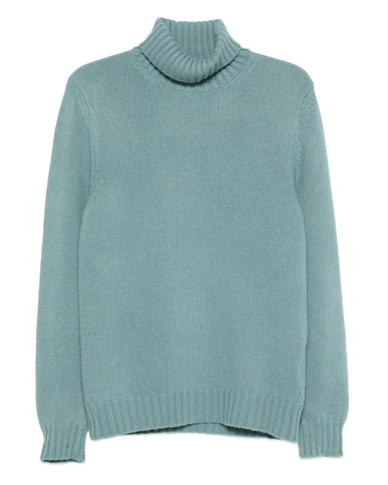 Fedeli Pullover mit Rollkragen - Blau Blau