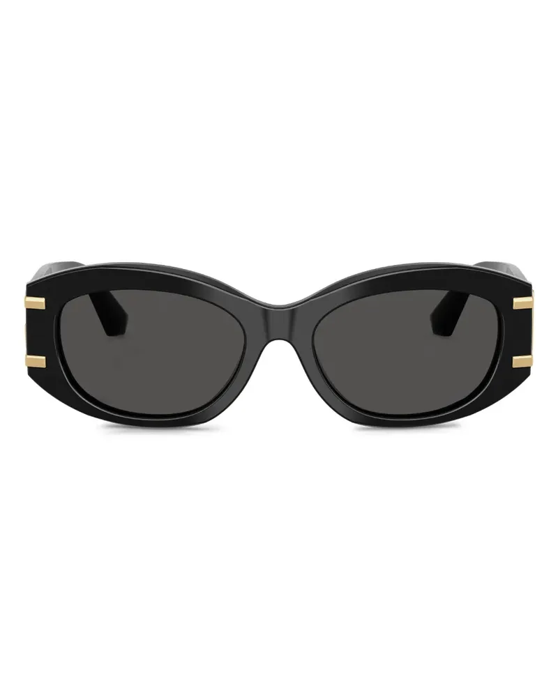 Dolce & Gabbana Sonnenbrille mit DG - Schwarz Schwarz