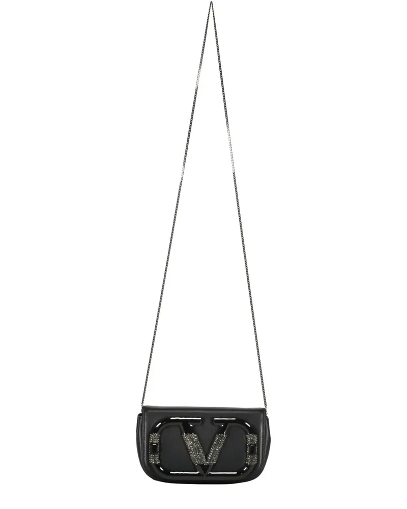 Valentino Garavani Verzierte Umhängetasche - Schwarz Schwarz