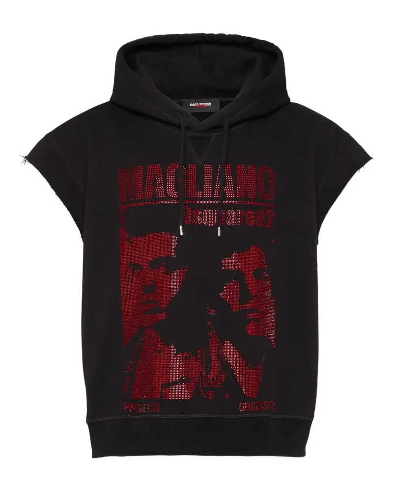 Dsquared2 x Magliano Adriana Hoodie - Schwarz Schwarz