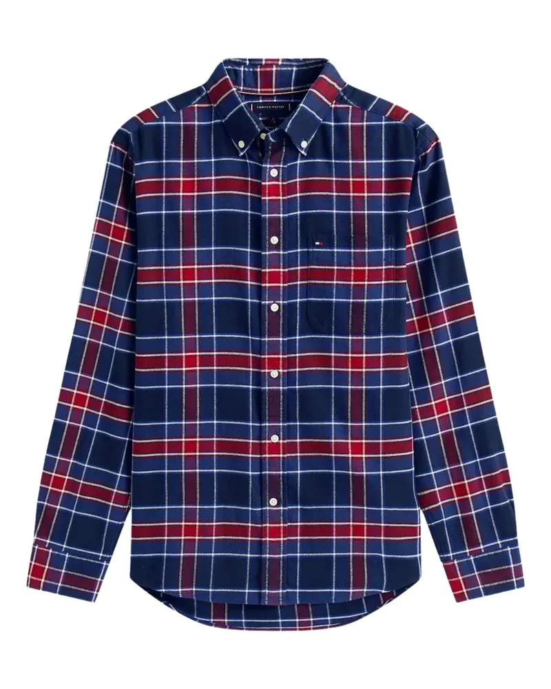 Tommy Hilfiger plaid pocket shirt - Blau Blau