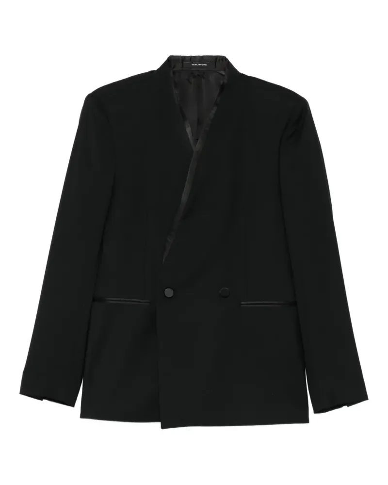 Tagliatore Doppelreihiges Sakko - Schwarz Schwarz