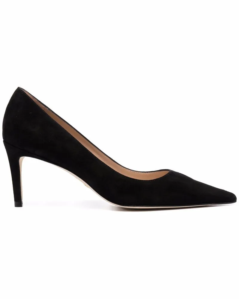 Stuart Weitzman Pumps mit spitzer Kappe 75mm - Schwarz Schwarz