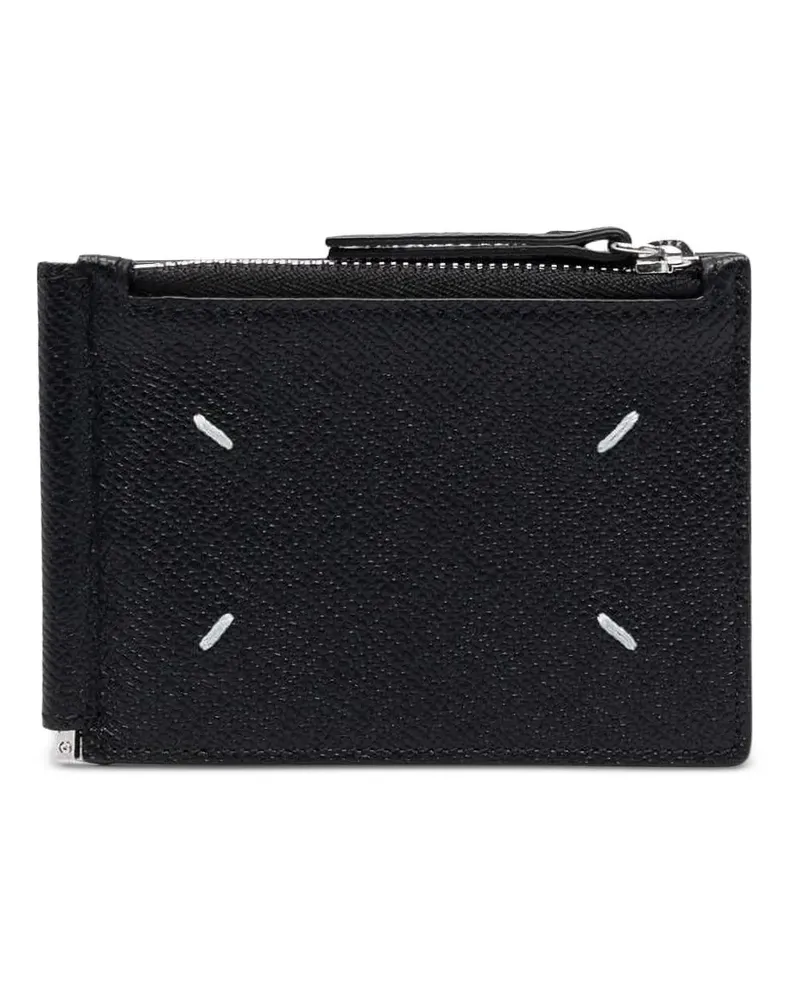 Maison Margiela zip detail wallet - Schwarz Schwarz