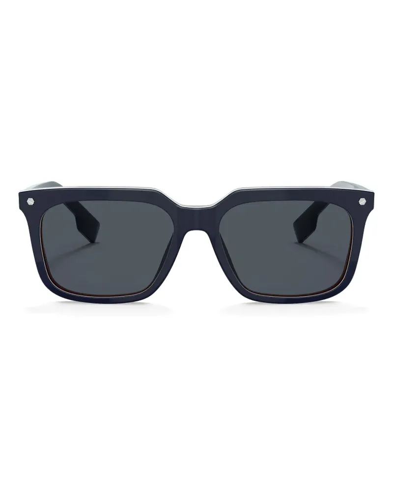 Burberry Icon Stripe square-frame sunglasses - Blau Blau
