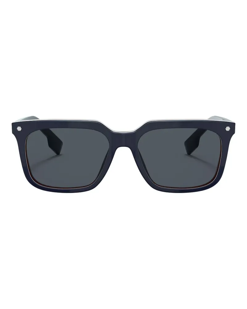 Burberry Eckige Sonnenbrille Icon-Streifen - Blau Blau