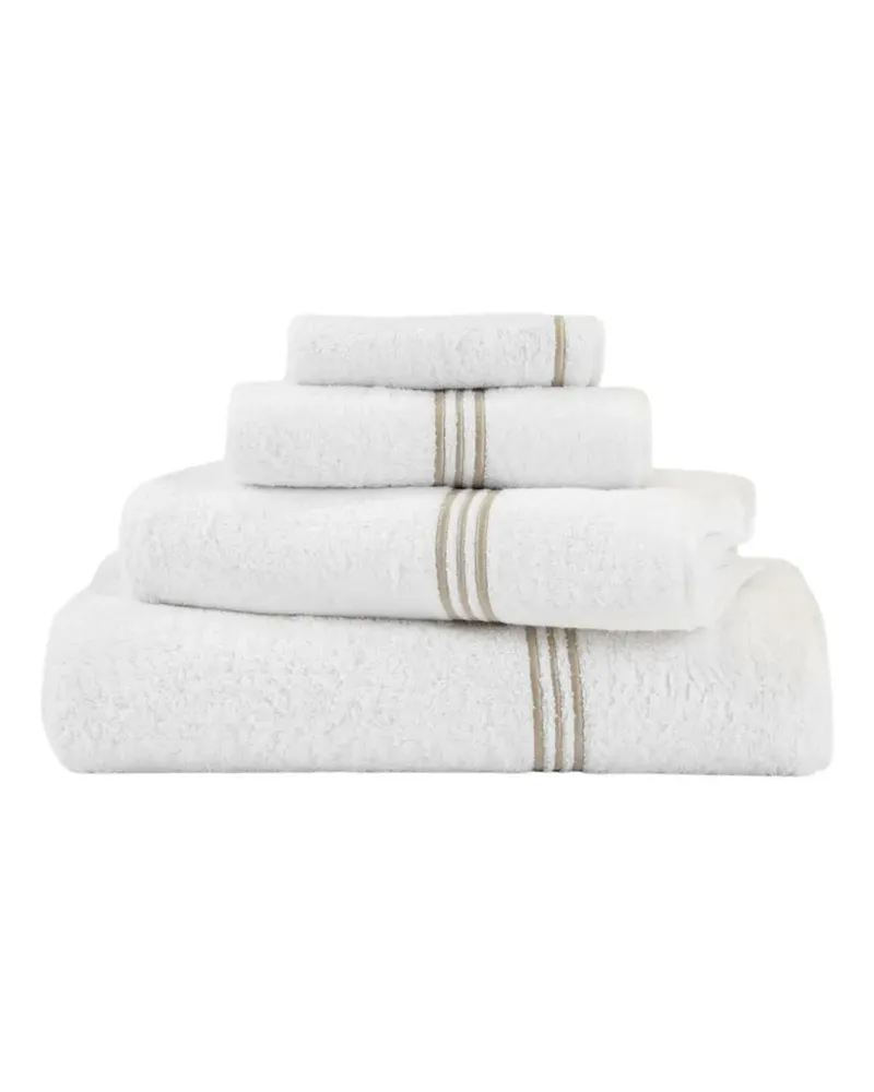 Frette bourdon terry towels set - Weiß Weiß