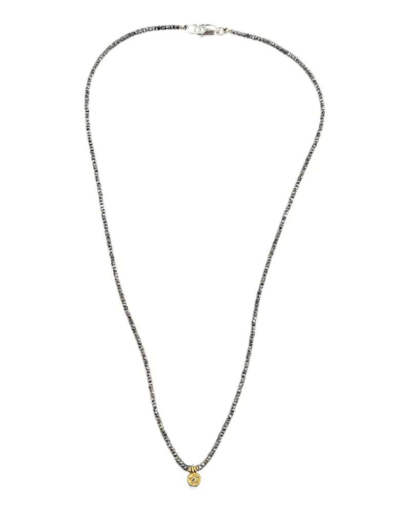 Madison star-charm beaded necklace - Schwarz Schwarz