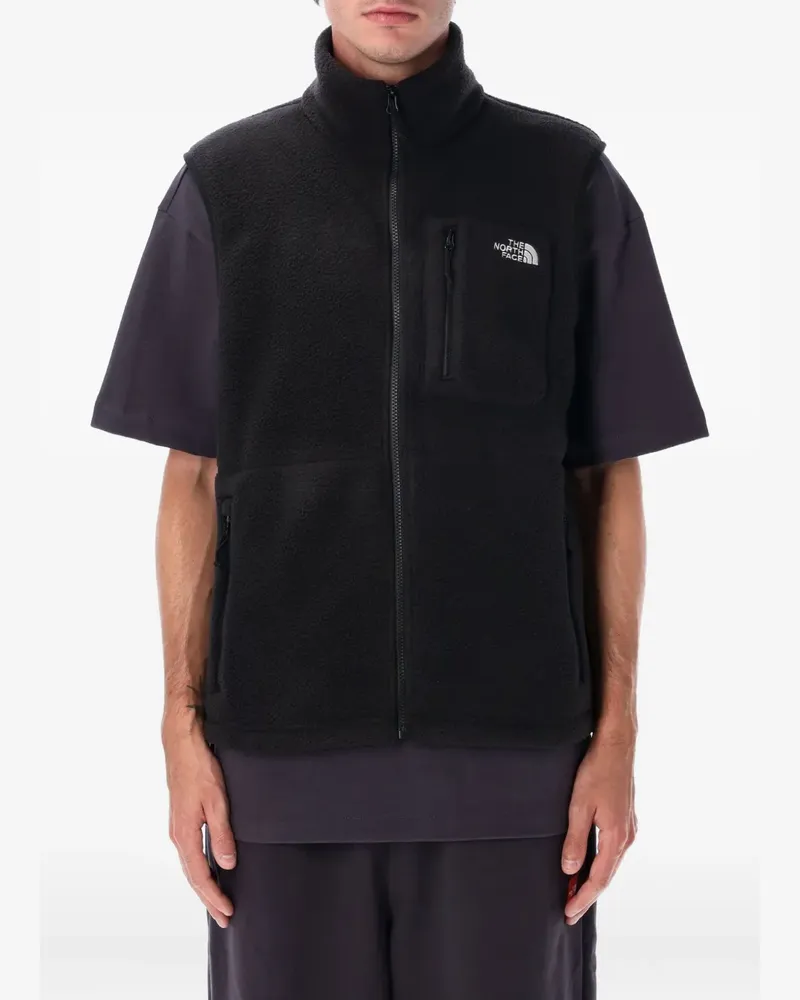 The North Face Fleeceweste mit Reißverschluss - Schwarz Schwarz