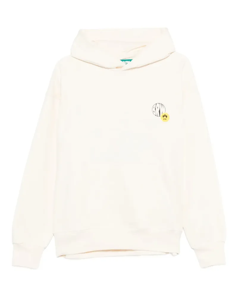 BARROW logo-print hoodie - Nude Nude