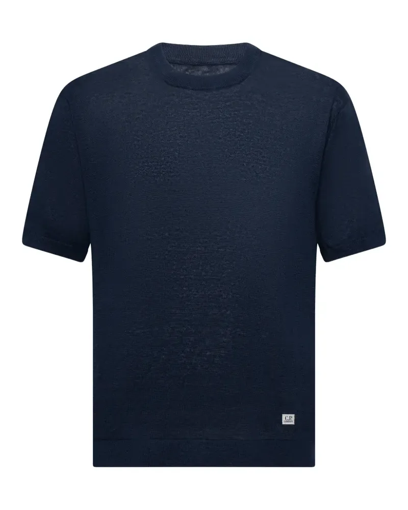 C.P. Company logo-patch T-shirt - Blau Blau