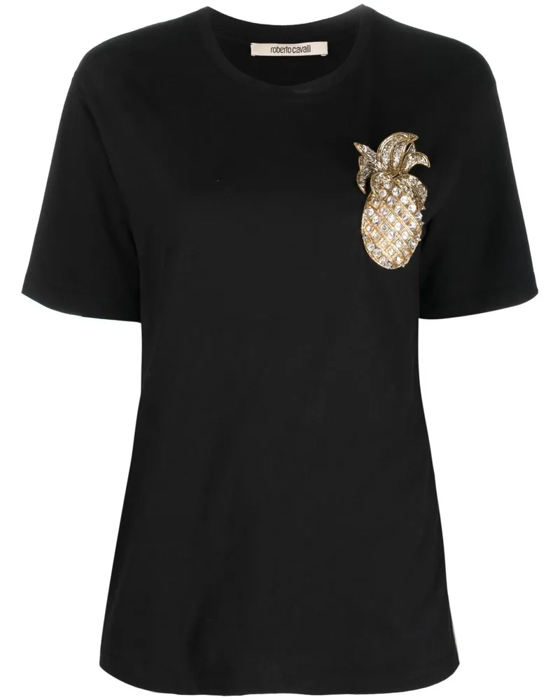 Roberto Cavalli Kurzärmeliges Poloshirt - Schwarz Schwarz