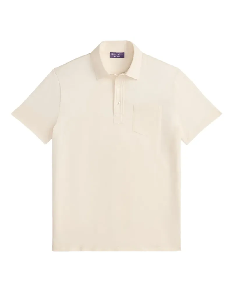 Ralph Lauren Kurzärmeliges Poloshirt mit Brusttasche - Nude Nude