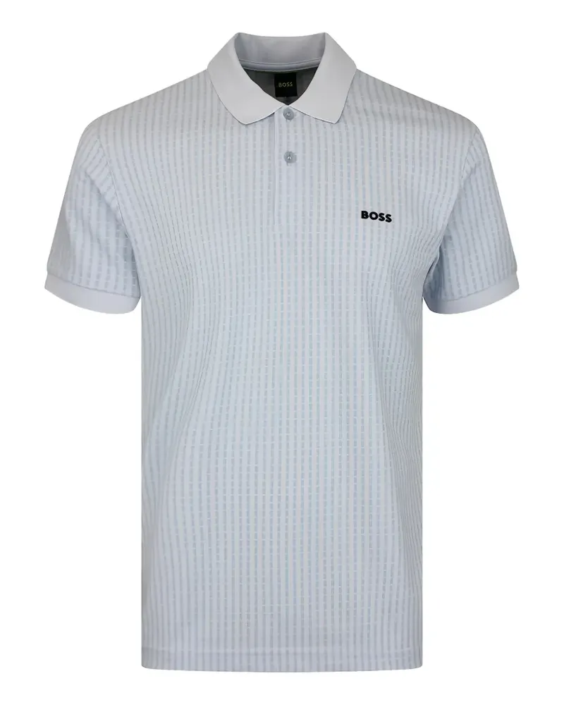 HUGO BOSS logo-detail polo shirt - Blau Blau