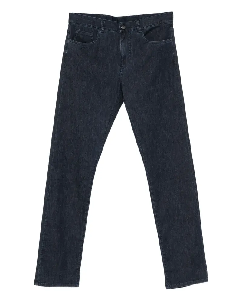 Canali Klassische Jeans - Blau Blau