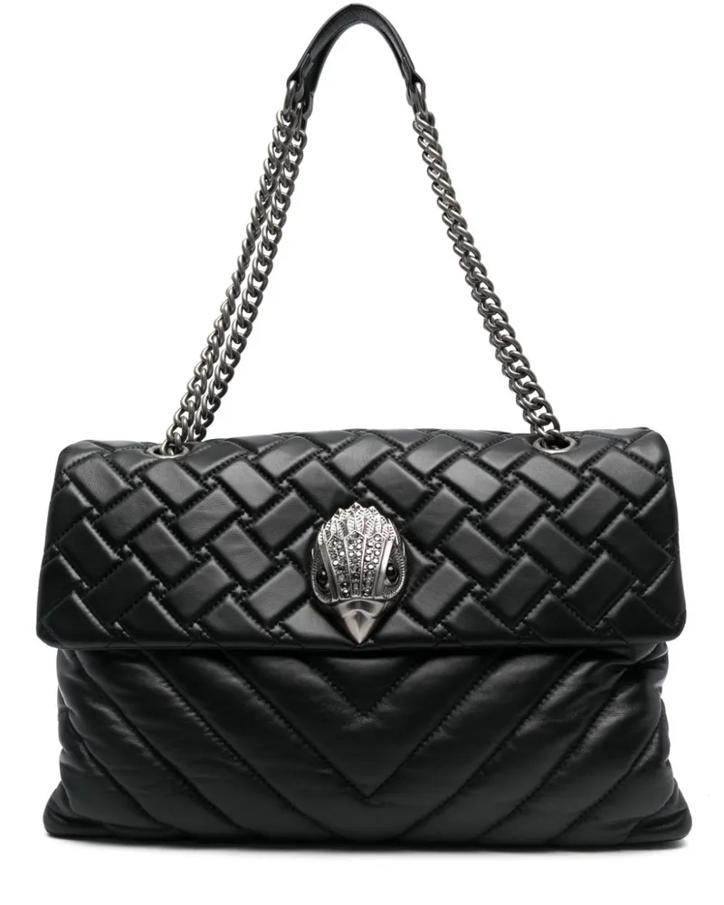 Kurt Geiger Große 'Kensington' Schultertasche - Schwarz Schwarz