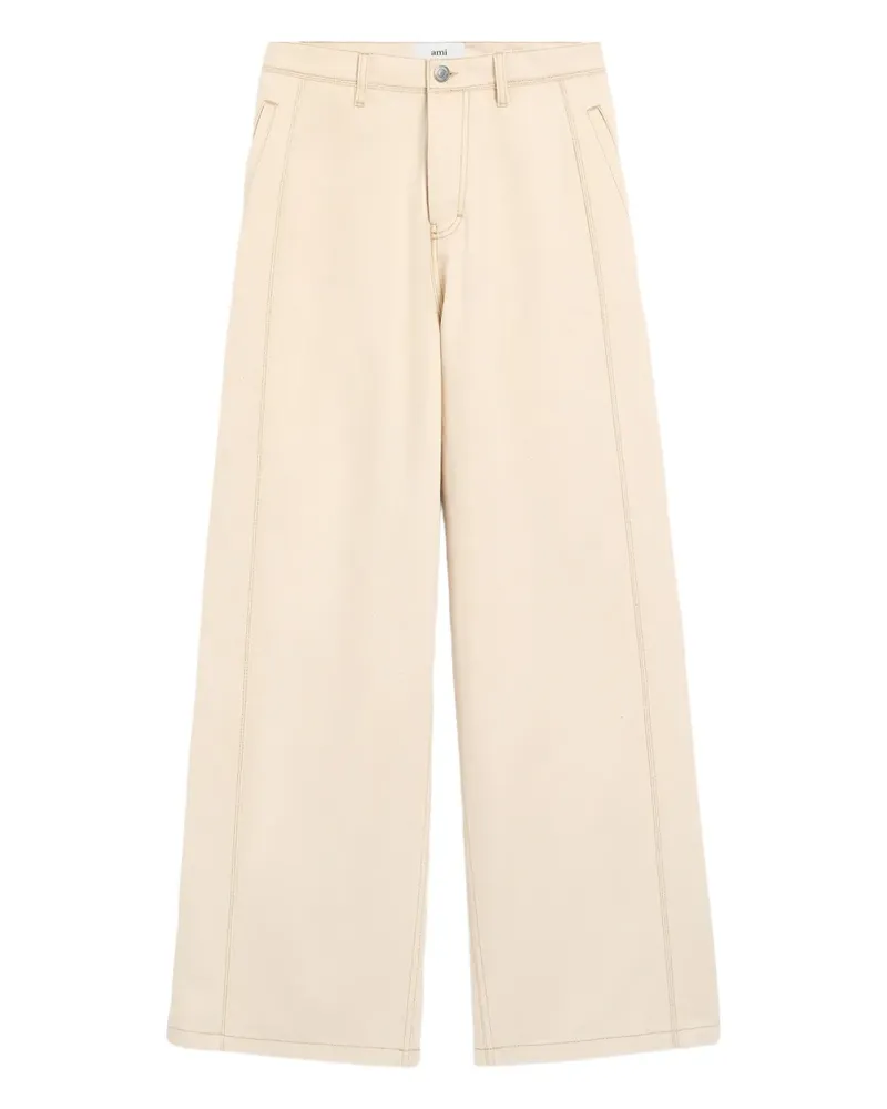 AMI Paris Jeans mit lockerem Schnitt - Nude Nude