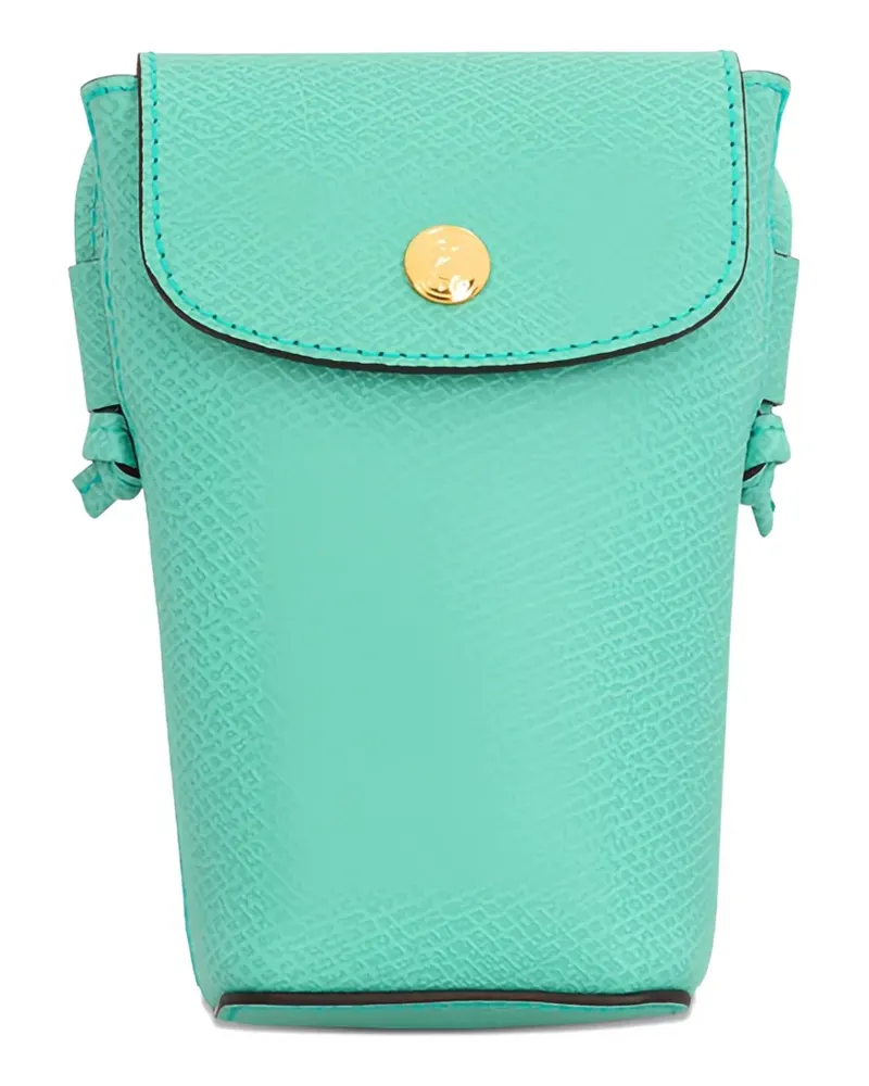Longchamp Épure leather phone case - Grün Grün