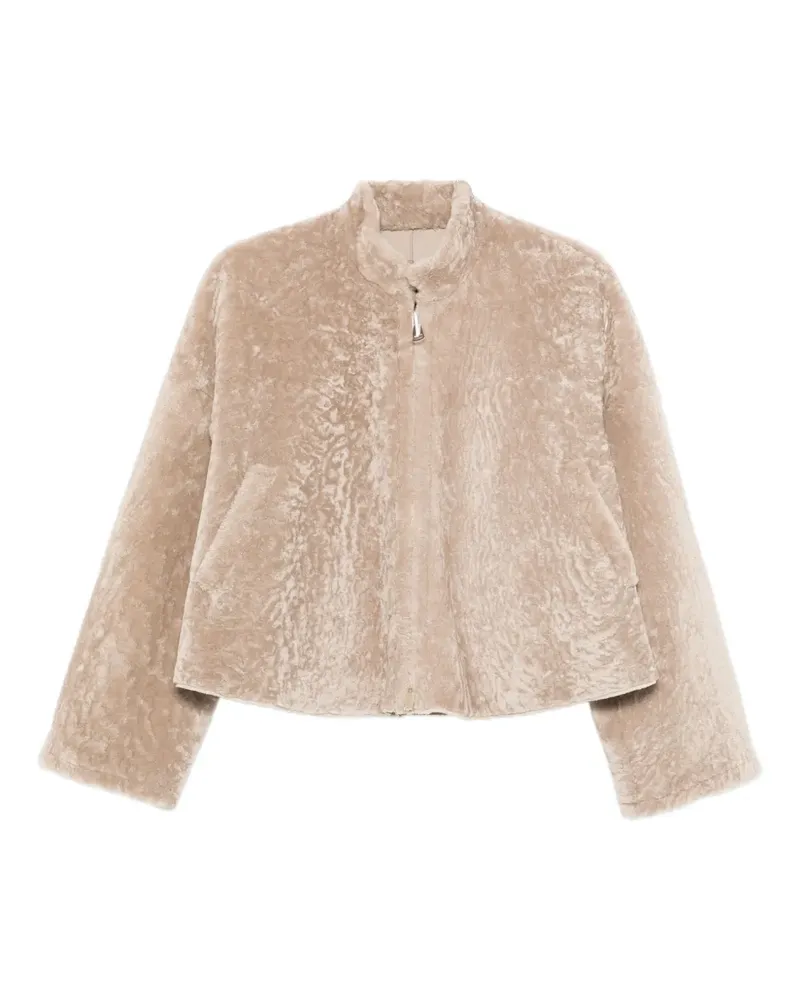 Manzoni 24 lambskin jacket - Nude Nude