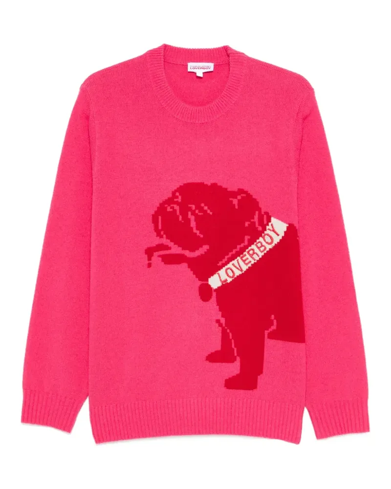Charles Jeffrey Loverboy long-sleeve sweater - Rosa Rosa