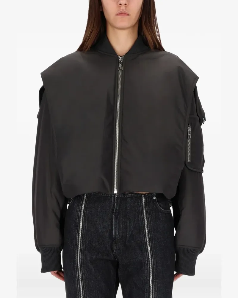 Jean Paul Gaultier hooded jacket - Schwarz Schwarz