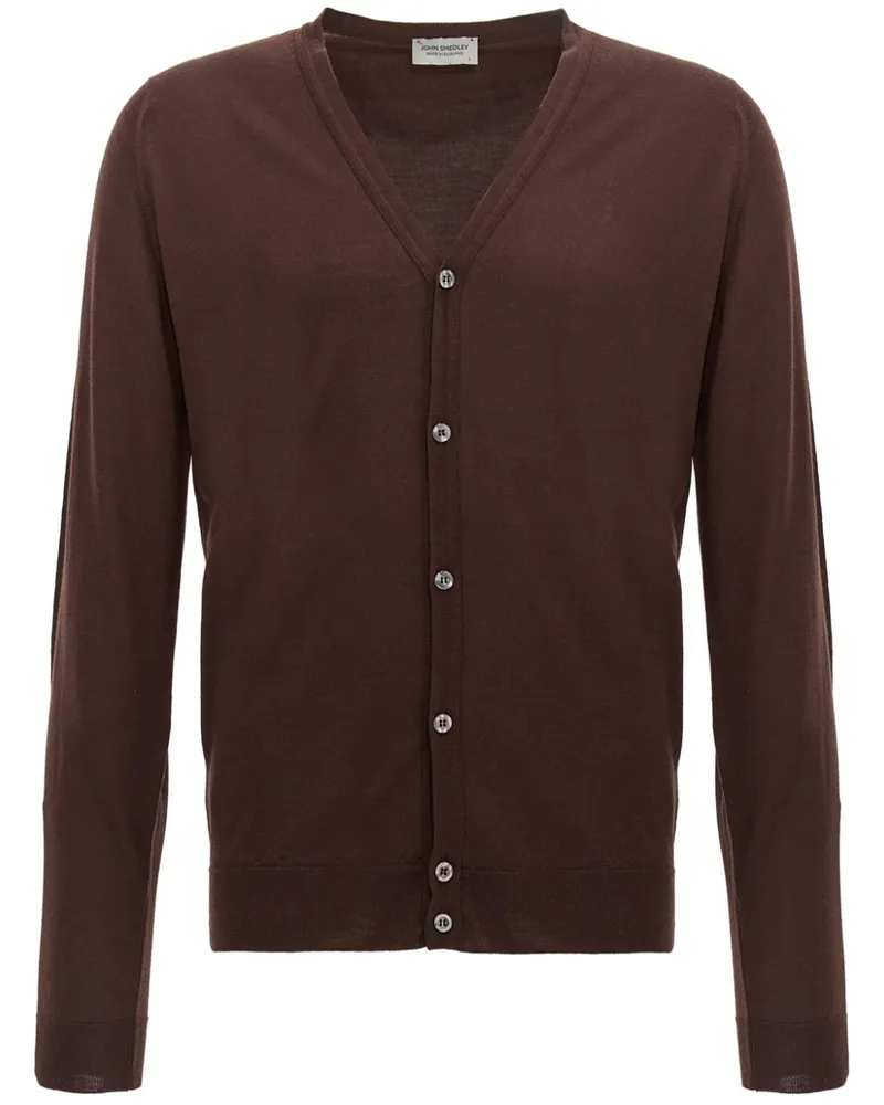 John Smedley Petworth Cardigan - Braun Braun