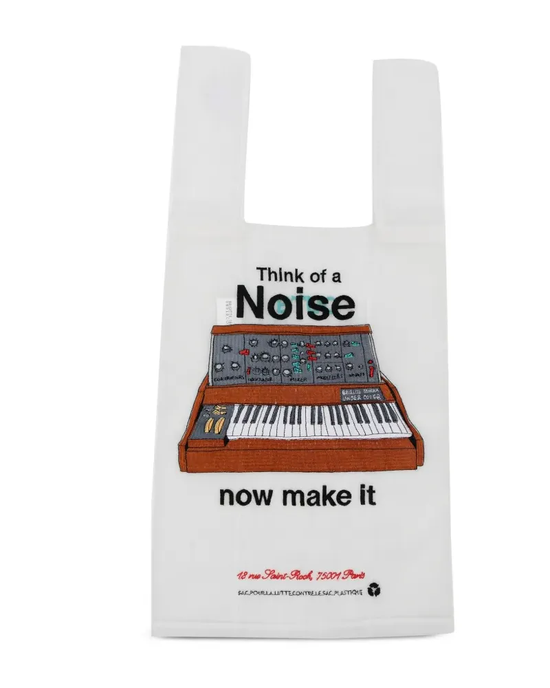 Undercover graphic-embroidered tote bag - Weiß Weiß