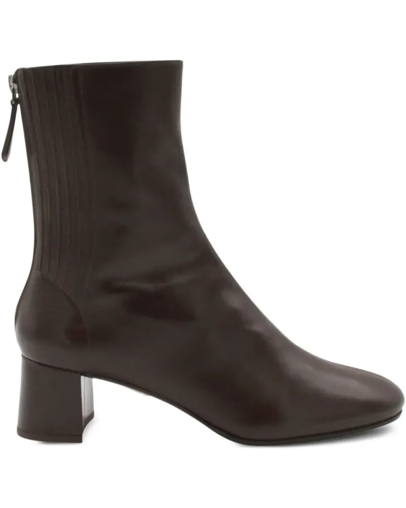 Aquazzura Stiefeletten mit Blockabsatz - Braun Braun