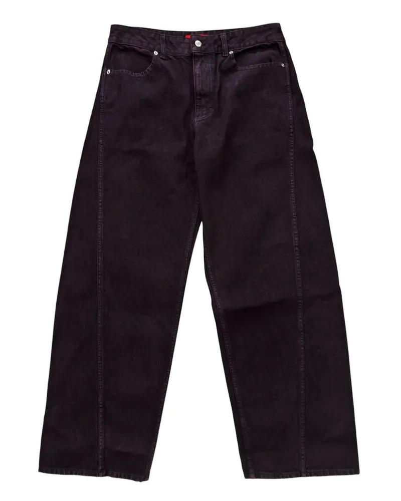 Eckhaus Latta Bend Jeans mit Nahtdetail - Violett Violett