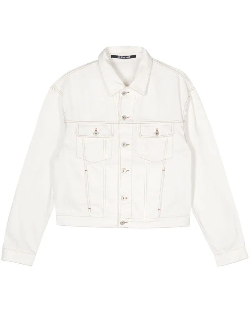 Jacquemus La Veste De-Nîmes Jeansjacke - Weiß Weiß