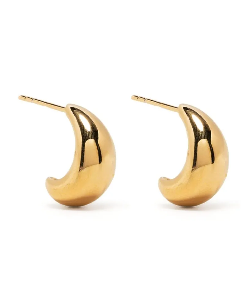 Missoma Glänzende Savi Dome Creolen - Gold Gold