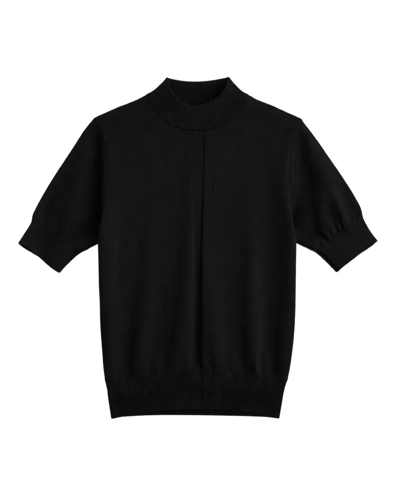 John Richmond short-sleeve knitted T-shirt - Schwarz Schwarz