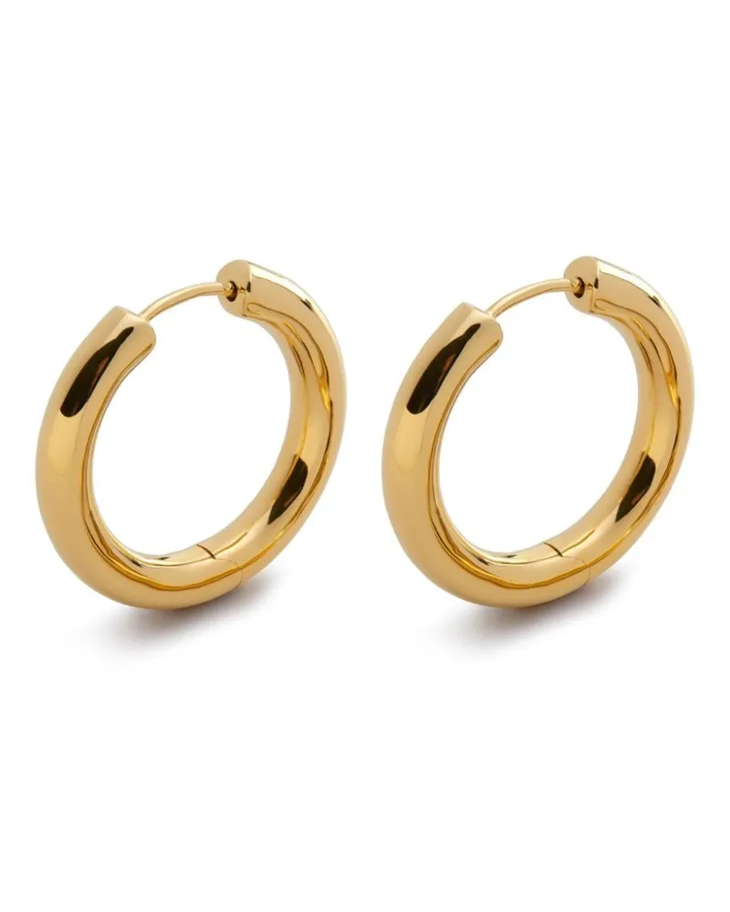 Monica Vinader Mittelgroße Essential Creolen - Gold Gold