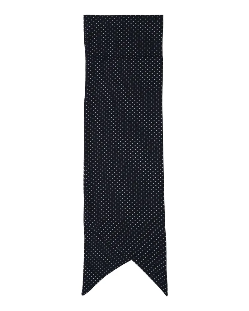 Destin Schal mit Polka Dots - Blau Blau