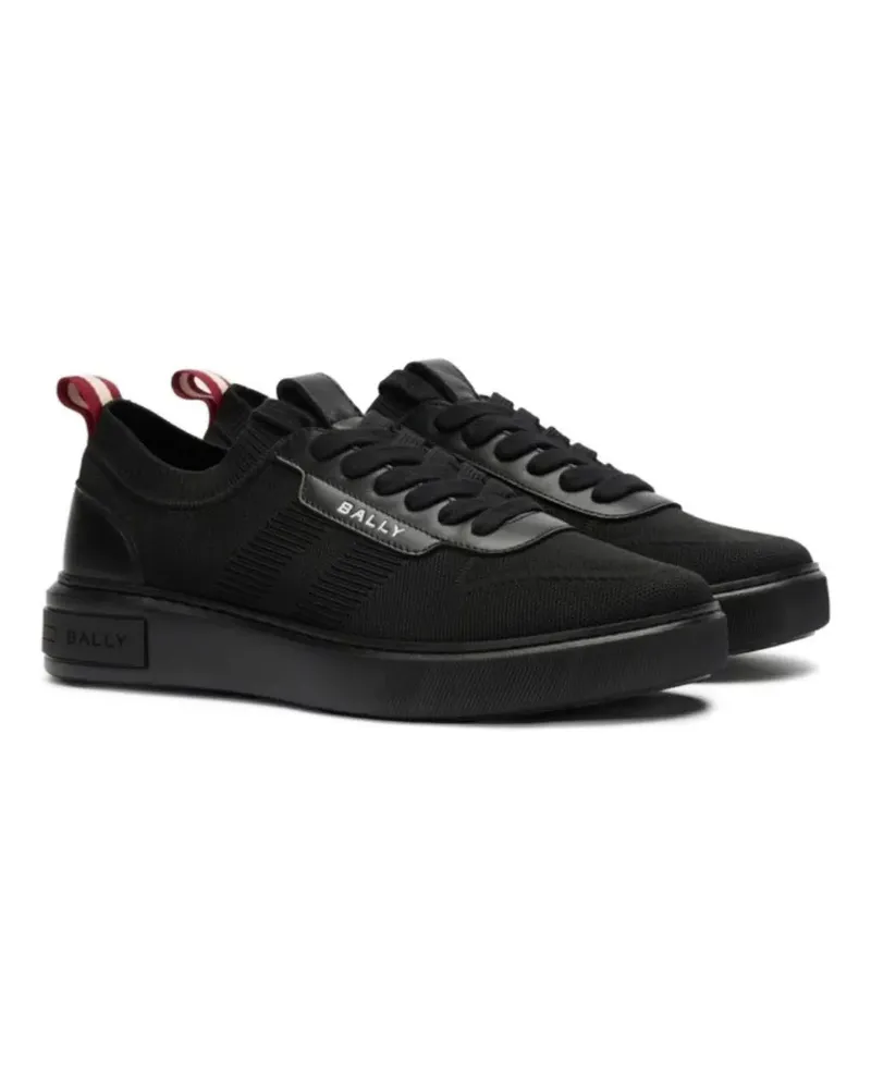 Bally panelled knit sneakers - Schwarz Schwarz