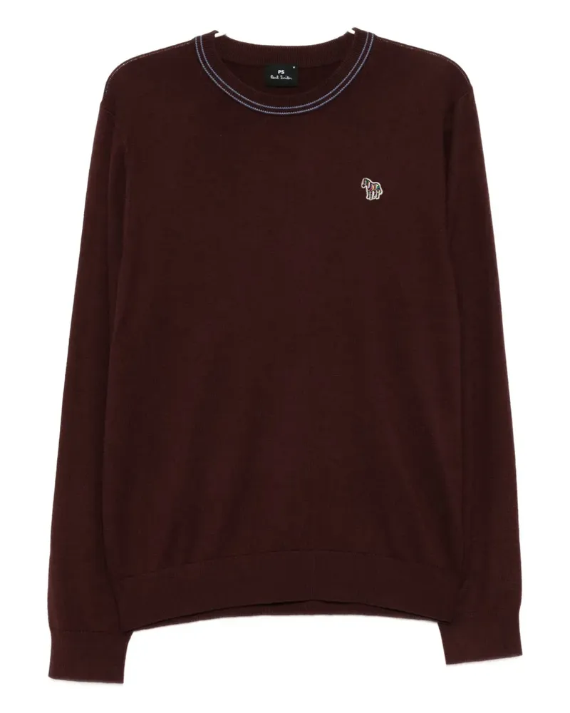 Paul Smith T-Shirt mit Logo-Applikation - Rot Rot