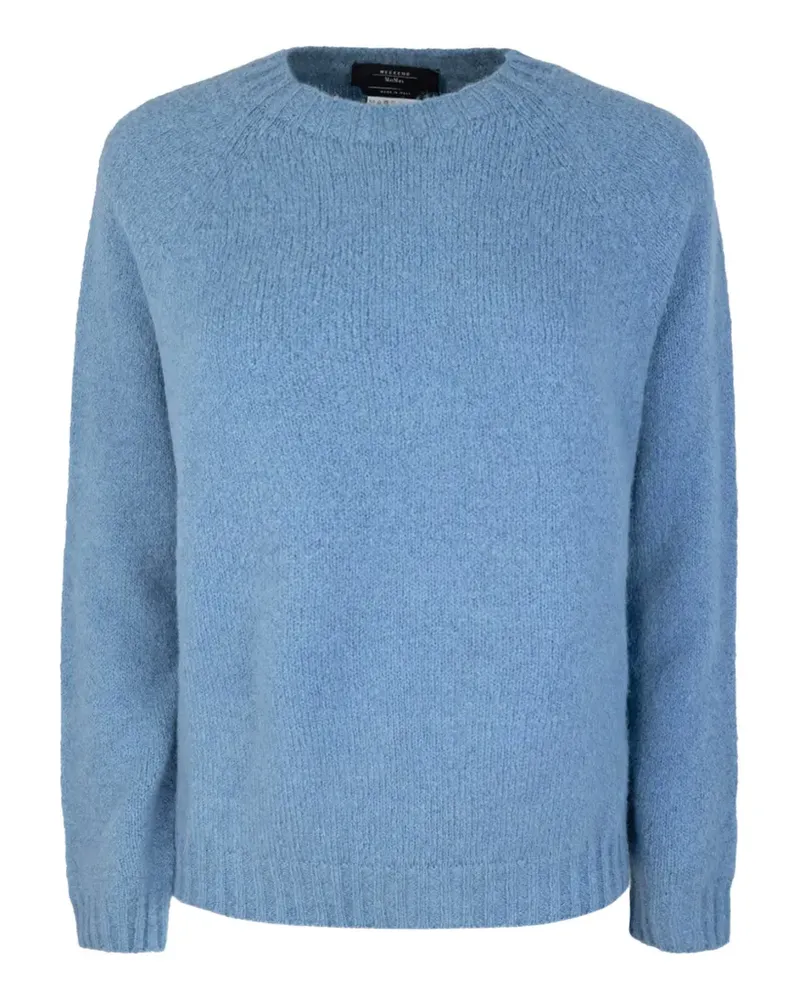 Max Mara raglan-sleeve knitted sweater - Blau Blau