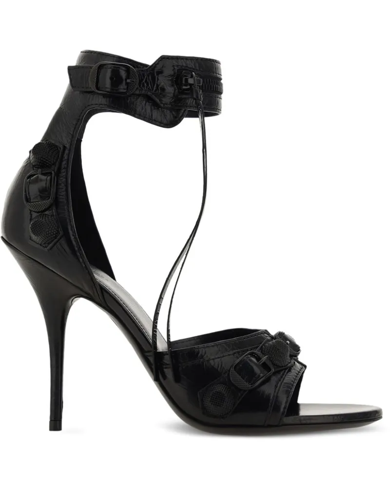 Balenciaga Le Cagole Sandalen 110mm - Schwarz Schwarz